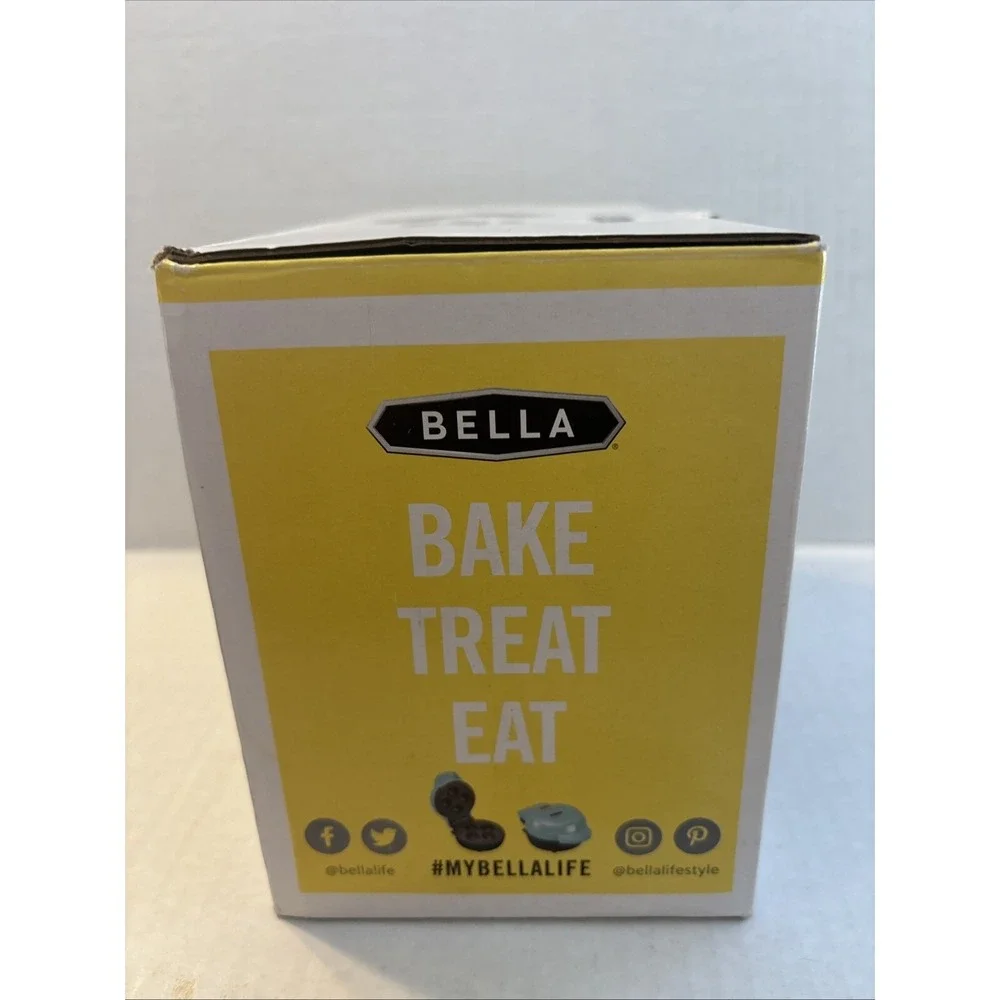 Bella Mini Cake Pops Maker Blue Nonstick Cooking Compact Easy‎ Store 350w
